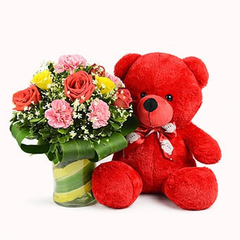 Flowers & Teddy