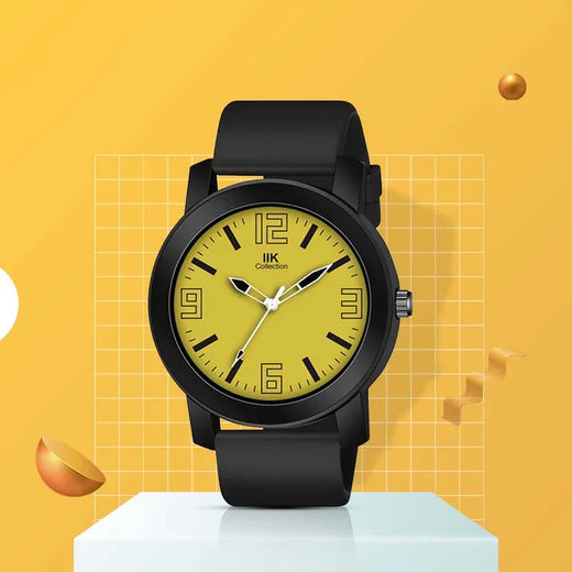 Gold Stainless Steel Analog Watch For Men and Boys