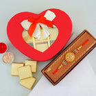 Golden Rakhi with Heart Shaped Chocolate Box customer review image
