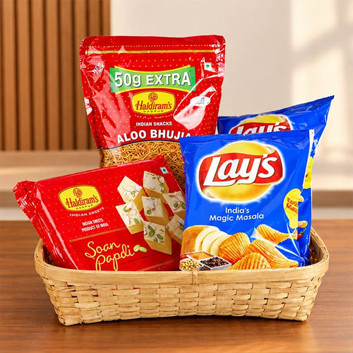 Haldiram Namkeen Soan Papdi Hamper Gift Online Gift Delivery