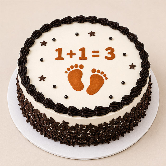 Half Kg Baby Shower Chocolate Truffle Cake