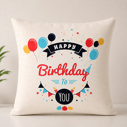 Happy Birthday cushion