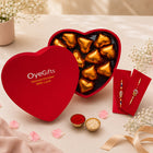 Heart Shape Dark Chocolate Gift Pack with Rakhi customer review image