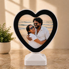 Heart Shape LED Personalized Photo Magic Mirror customer review image