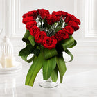 Red Rose Vase Arrangement with 18 Roses & Draceane Leaves customer review image