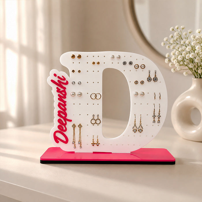 Just Her Name Stand Earring Stand (A to Z)