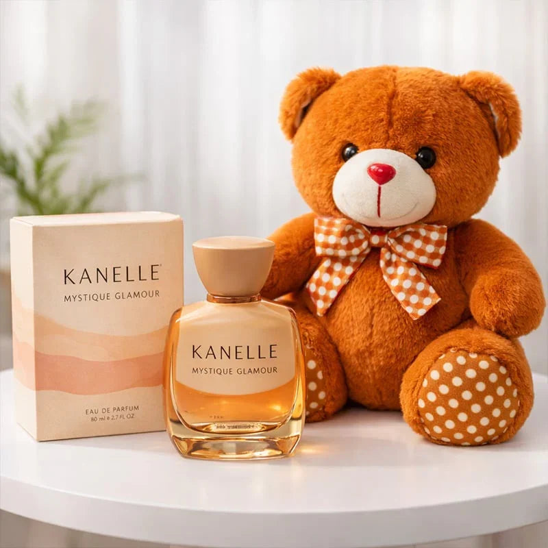 Kanelle Mystique Glamour Parfum borwn taddy bear (12 inch)