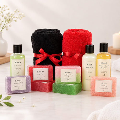 Khadi Herbal Spa Hamper with Face Wash, Conditioner & Massage Oil Online Gift Delivery
