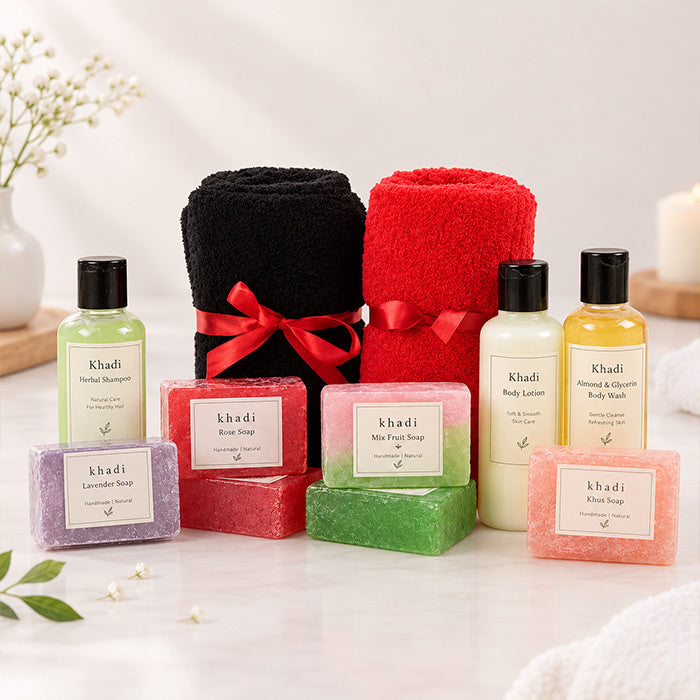 Khadi Herbal Spa Hamper with Face Wash, Conditioner & Massage Oil