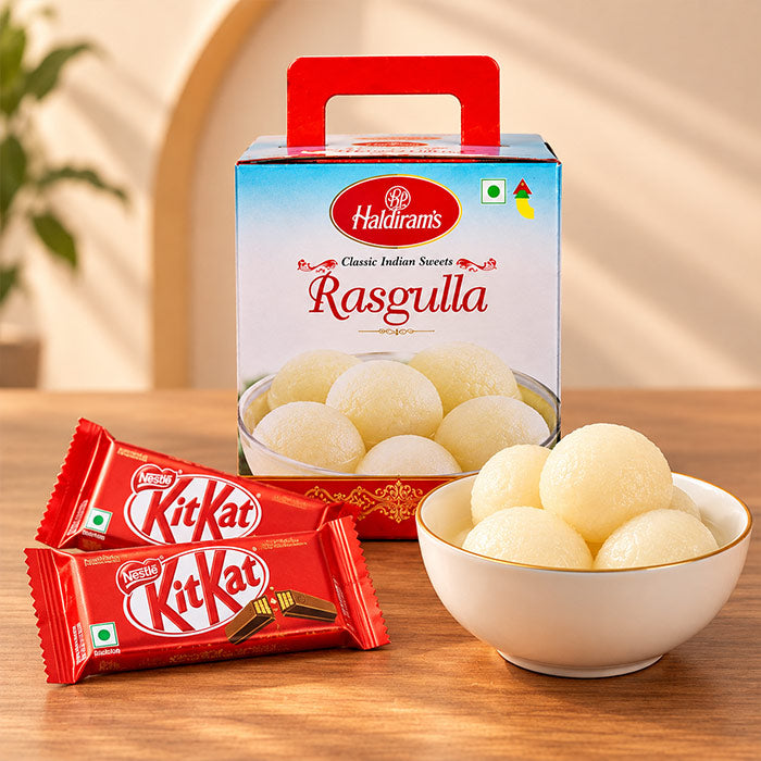 KitKat Chocolates with 1 Kg Rasgulla Gift Pack