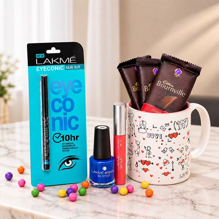 Lakme Beauty & Bournville Chocolate Mug Gift Set