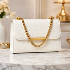 Leatherette Side Sling Bags For Women's Ladies Croco customer review image
