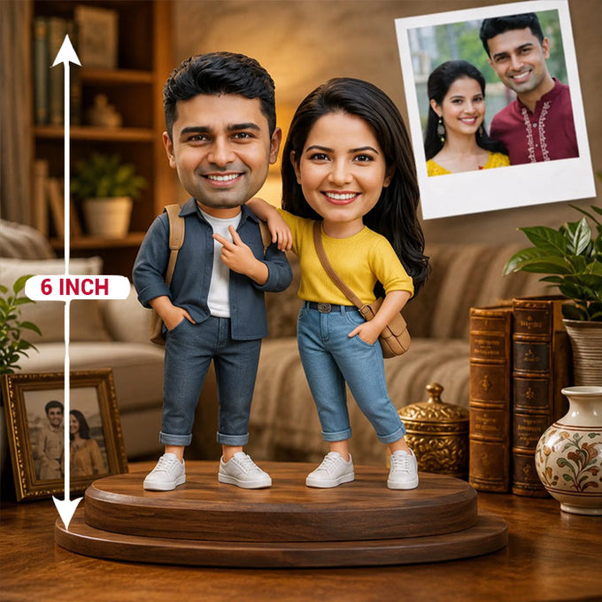 MiniMe Siblings Figurine - Personalized Gift in GiftsGhaziabad