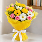Mixed Flower Bouquet with Roses & Gerberas customer review image