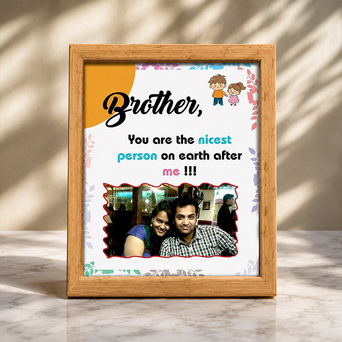 Nicest Person – Photo Frame