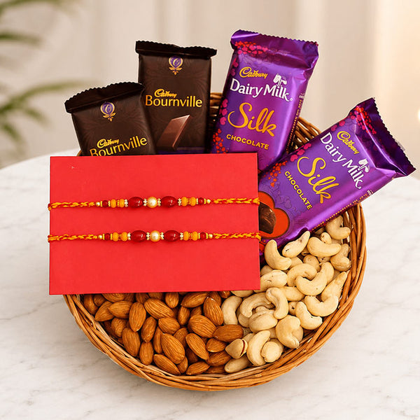 Nutty Chocolate Rakhi Hamper
