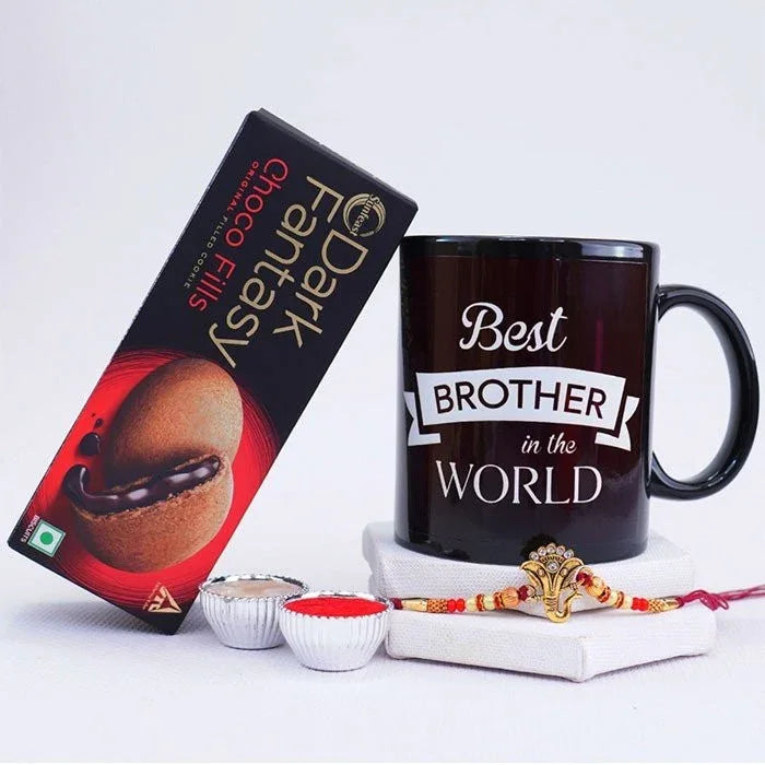 Designer Rakhi With Best Brother In The World Mug