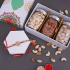 Silver Rakhi With Dryfruits Combo customer review image