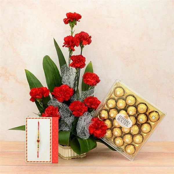 Bouquet Ferrero Rocher Rakhi Gift