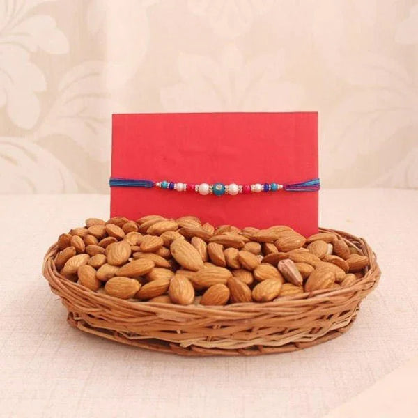 Almond Basket With Rakhi