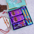 2 Golden Rakhi Set With Chocolate Box customer review image