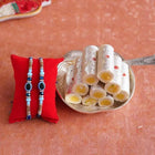 Evil Eye Rakhi Set With Kaju Roll customer review image