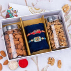 Two Designer Rakhis With Almonds N Walnuts In Signature Box customer review image