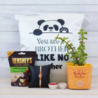 Rakhi With Jade Plant N Cushion Gift Pack customer review image