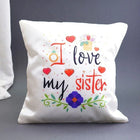 I Love My Sister Comfy Cushion customer review image