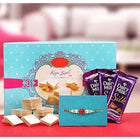 Rakhi with Kaju Burfi 500g & Cadbury Dairy Milk Silk Combo customer review image