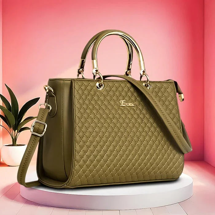Olive Studded Handbags for Women and Girls