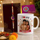 One Mug  Rakhi  and Greeting Card Set customer review image
