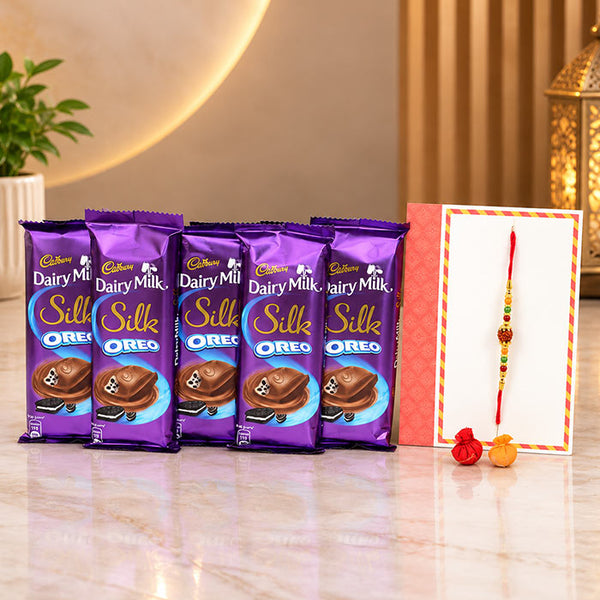 Only Oreo Rudraksh Rakhi Hamper