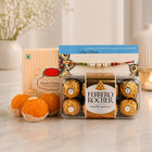 Pearl Rakhi with 16 Ferrero Rocher & Motichoor Laddoo Box customer review image