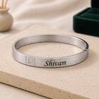 Personalized Engraved Bracelet with Crystal Accent customer review image