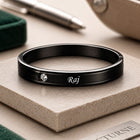 Personalized Engraved Bracelet with Crystal Accent customer review image