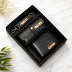 Personalized Leather Gift Set for Men – Wallet, Keychain & Pouch customer review image