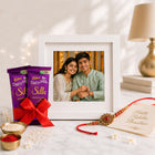 Personalized Rakhi Frame & Silk Chocolate Combo customer review image