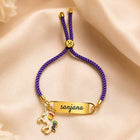 Personalized Thread Bracelet with Name Engraving Customized Name For Women customer review image