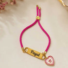 Personalized Thread Bracelet with Name Engraving Customized Name For Women customer review image