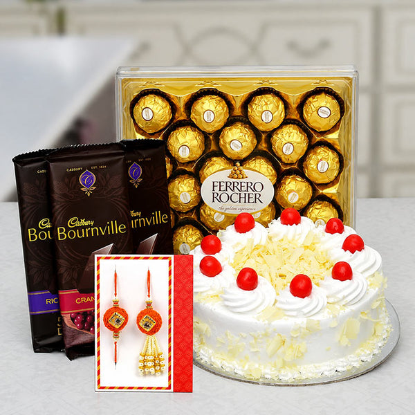 Pretty Pineapple Bournville Rakhi Lumba Hamper
