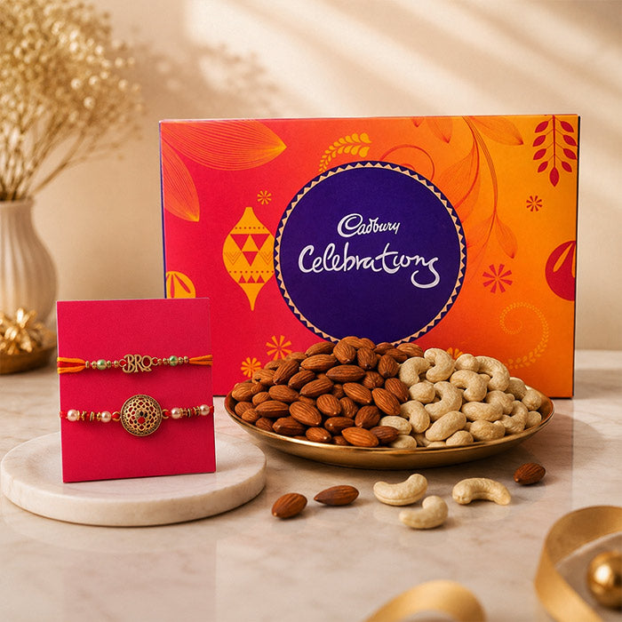 Rakhi Celebrations N Dry Fruit Hamper