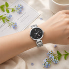 Black Dial Stainless Steel Day & Date Analogue Watch for Women customer review image