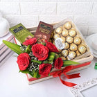 Rosy Temptation Rocher Hamper customer review image