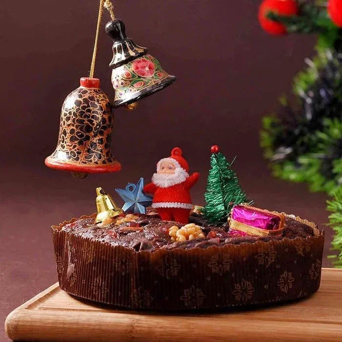 Almond Walnut Plum Cake N Xmas Bells