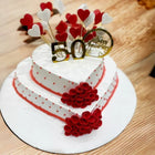 50TH Two Tier Anniversary Cake customer review image
