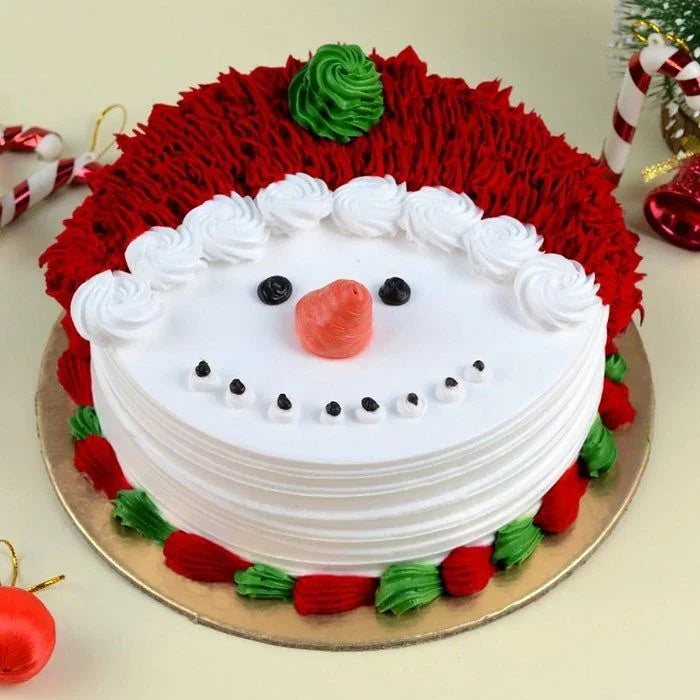 Snowman Christmas Cake
