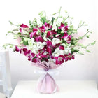 Purple and White Orchid Bouquet customer review image