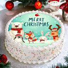 Vanilla Christmas Photo Cake customer review image