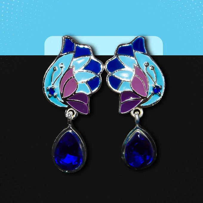 Voylla Butterfly Dew Drop Earrings